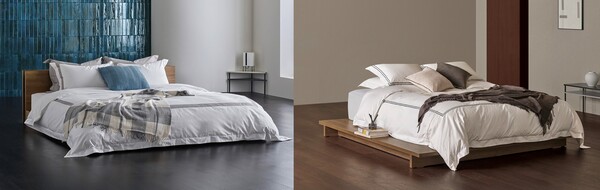 저상형 프레임 신제품 좌측부터 ‘탠(Tan)’∙‘컨비(Convi)’ /2025.4.14.시몬스침대