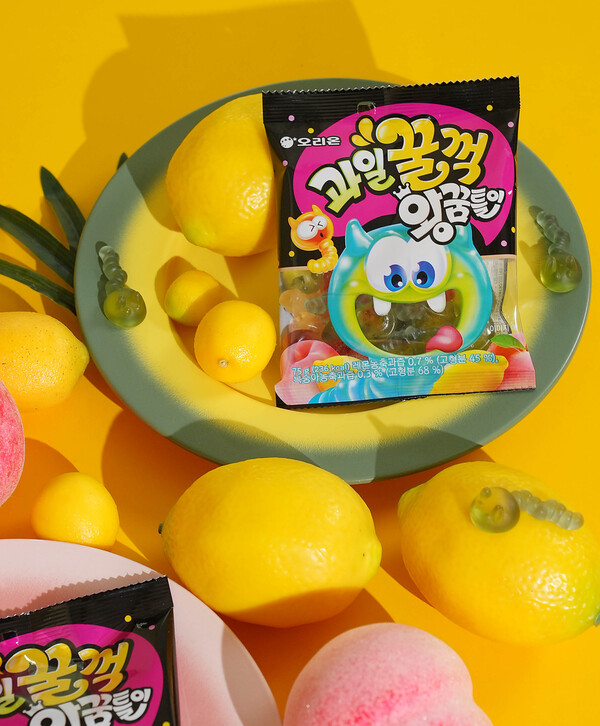 오리온 과일꿀꺽 왕꿈틀이 / 사진=오리온