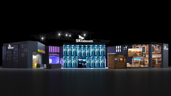 2025년 4월 24일 SK텔레콤이 서울 강남구 코엑스(COEX)에서 개막하는 국내 최대 ICT(정보통신기술) 종합 전시회 '2025 월드 IT쇼'(WIS)에 참가한다고 밝혔다. 사진은 SK텔레콤 전시관 조감도. /사진=SK텔레콤