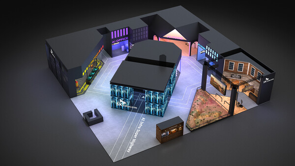 2025년 4월 24일 SK텔레콤이 서울 강남구 코엑스(COEX)에서 개막하는 국내 최대 ICT(정보통신기술) 종합 전시회 '2025 월드 IT쇼'(WIS)에 참가한다고 밝혔다. 사진은 SK텔레콤 전시관 조감도. /사진=SK텔레콤