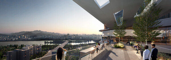 더 라인 330(THE LINE 330) 스카이라인 커뮤니티 상상도. /2025.4.25 HDC현대산업개발