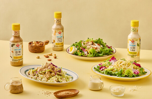 '칼로리를 줄인 드레싱’ 3종 / 사진=오뚜기