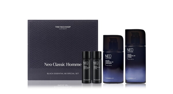 더페이스샵 네오 클래식 옴므 블랙 에센셜 80세트 /LG생활건강