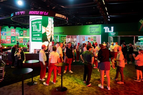 현지시간 2025년 5월 1일부터 나흘간 미국 텍사스주 맥키니에 위치한 TPC 크레이그 랜치에서 열리는 더 CJ컵 바이런 넬슨에 마련된  'HOUSE OF CJ' 내부./CJ그룹
