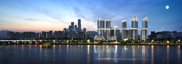 HDC현대산업개발이 제안한 용산정비창 전면1구역 투시도. /2025.5.2 HDC현대산업개발