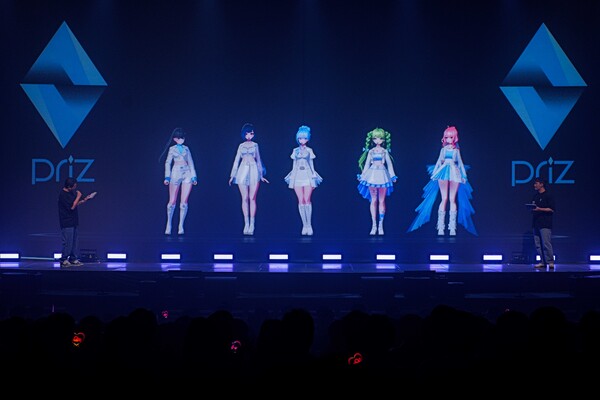 넷마블에프앤씨는 자회사 메타버스엔터테인먼트의 버추얼 유닛 '프리즈브이'가 연세대학교 대강당에서 개최한 팬 콘서트를 성황리에 마쳤다고 밝혔다. 사진은 2025년 5월 3일 열린 버추얼 유닛 '프리즈브이' 팬콘서트 현장 사진. /사진=넷마블에프앤씨