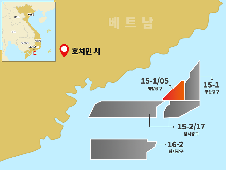 SK어스온 베트남 광구 지도. 2025.5.8./사진=SK이노베이션