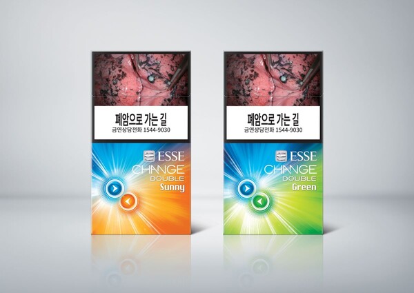 ‘에쎄 체인지 더블 써니‘, ‘에쎄 체인지 더블 그린’ 제품 이미지. 2025.5.15./사진=KT&G