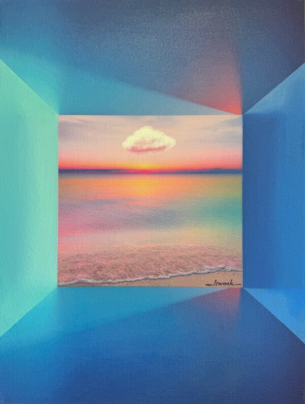 감사의 안식처 mixed media on canvas, 60.6 x 80.3, 2025./사진=미래에셋증권