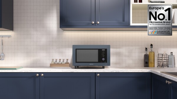 10년 연속 유럽 전자레인지 시장 점유율 1위를 기록한 '삼성전자 전자레인지' 제품 연출 이미지. 2025.6.9./사진=삼성전자