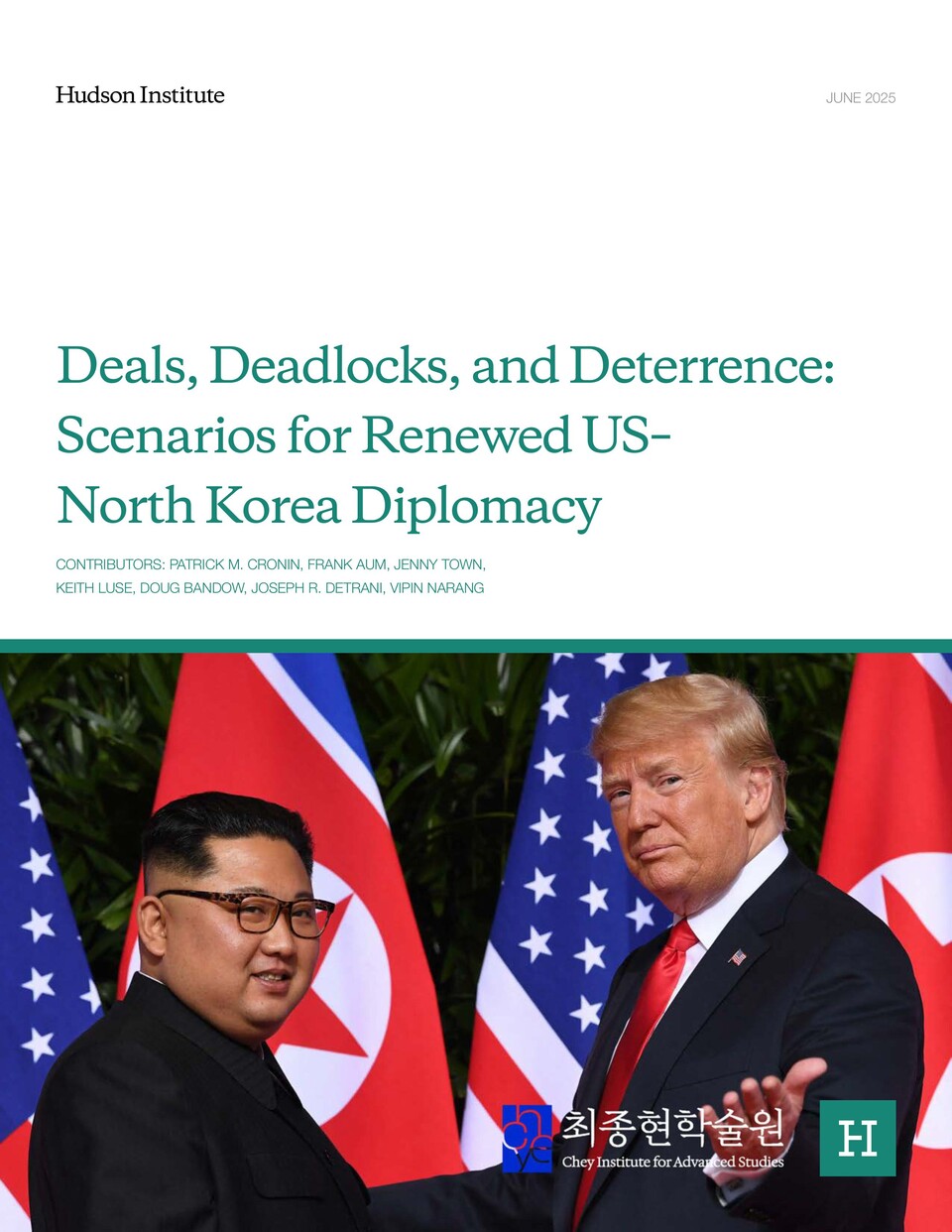 최종현학술원-허드슨연구소가 발간한 ‘협상, 교착, 그리고 억제 북미 외교 재개를 위한 시나리오’ 공동 보고서 이미지. 2025.6.12./사진=최종현학술원