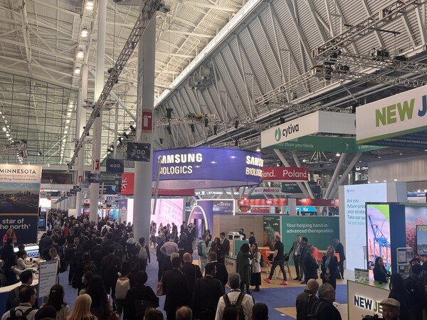 2025년 6월 16일(현지시간) 바이오 USA 행사가 열린 보스턴 컨벤션&엑시비션 센터 내부 /연합뉴스