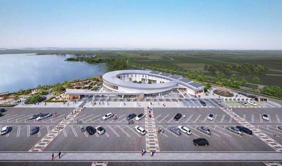 김제휴게소(새만금방향) 조감도. 2025.7.14./사진=풀무원