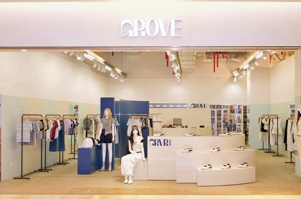 서울시 송파구 신천동 잠실 롯데월드몰 지하 1층에서 열린 '그로브' 팝업스토어 전경 / 사진=롯데백화점
