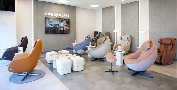 코웨이 NC파크 스카이박스 비렉스 체험존 전경 /코웨이