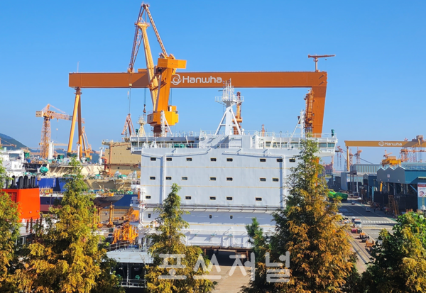 한화오션 거제사업장./사진=송신용 기자