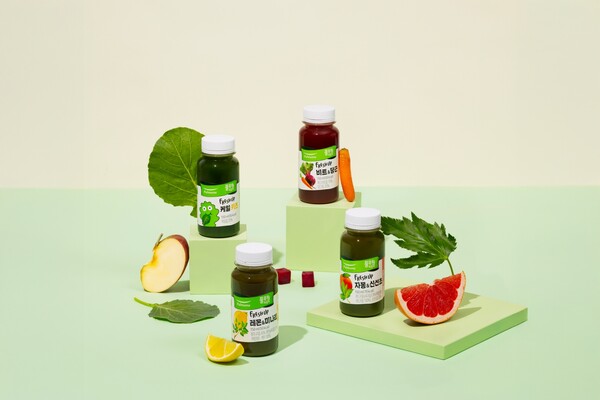 풀무원녹즙 신제품 4종 연출 이미지 /풀무원