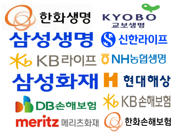 주요 보험사 로고./각사