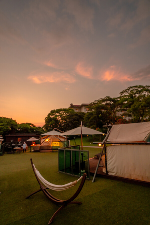 제주신라호텔 미식 글램핑 연출 이미지 /호텔신라