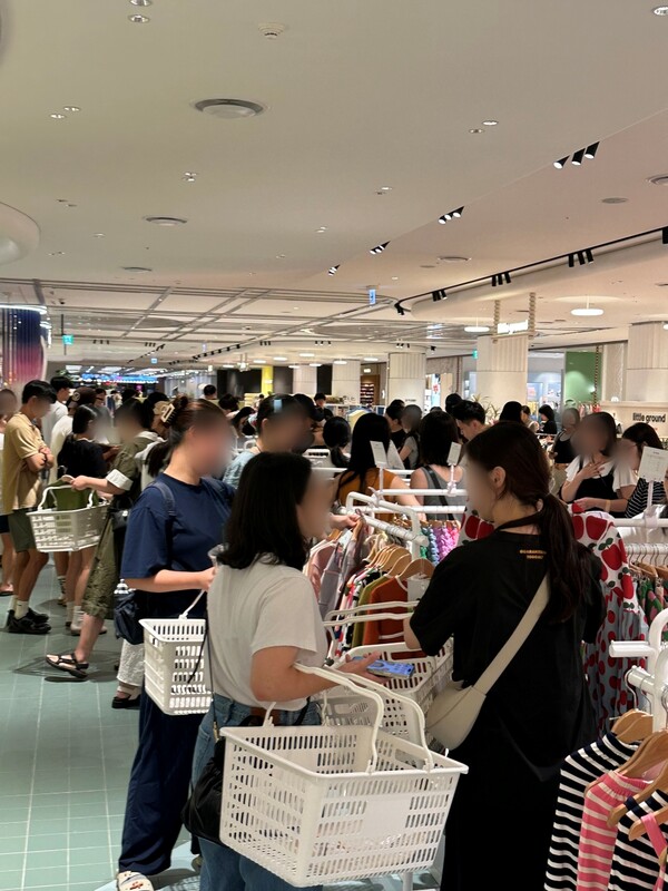 이랜드 키디키디 팝업 스토어 현장 /2025.8.11.이랜드