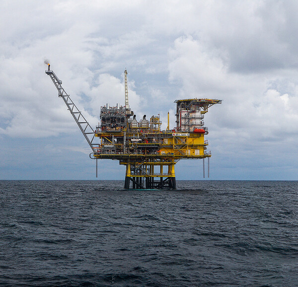 동해가스전 전경. /2025.8.14 한국석유공사