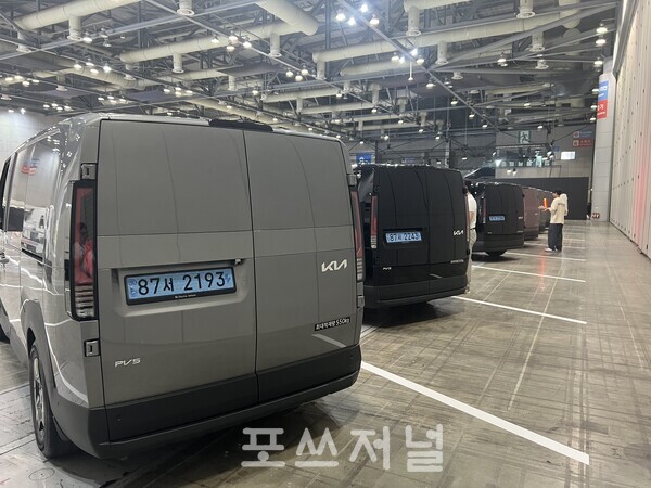 PV5 카고 롱 모델 후면부./사진=김지훈 기자