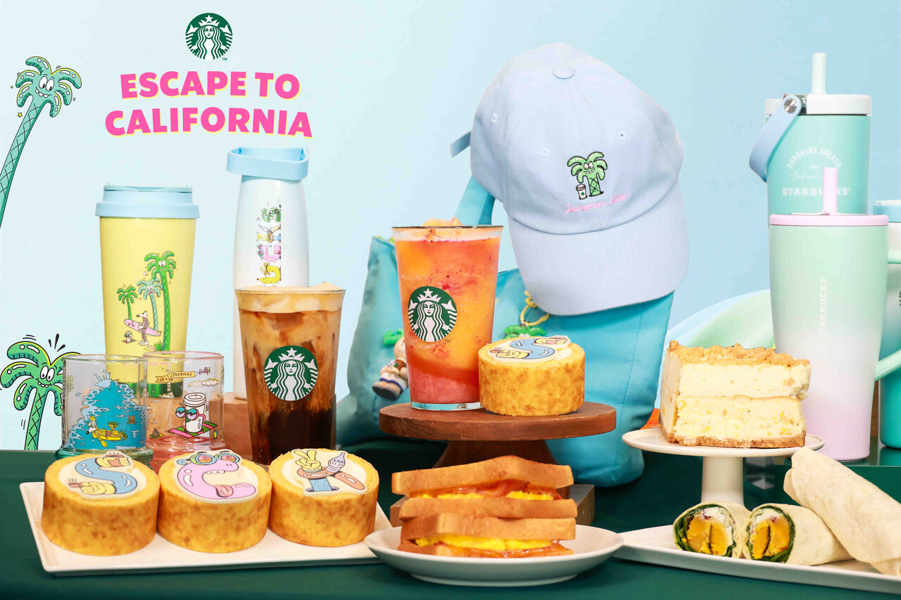 스타벅스X스티븐 해링턴 신규 음료, 푸드, 굿즈. 2025.8.20./사진=스타벅스 코리아