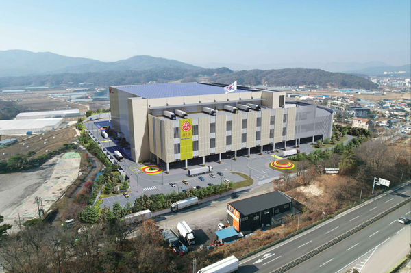 오뚜기물류서비스 백암 물류센터 조감도. /2025.8.21 동부건설
