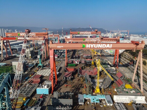 HD현대중공업 야드 전경. /2025.8.13 HD현대