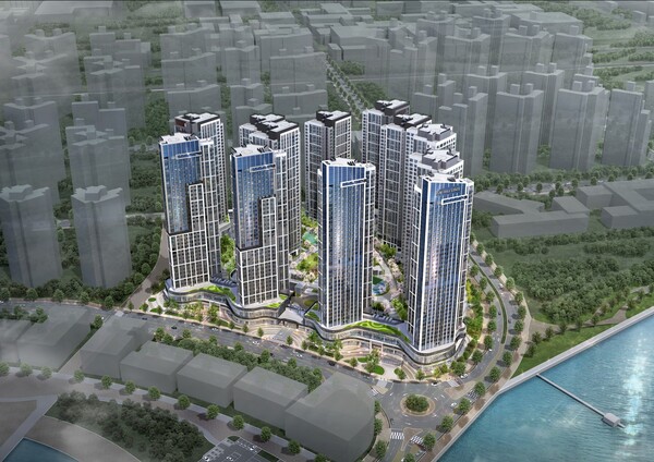 힐스테이트 더웨이브시티 조감도. /2025.8.28 현대건설