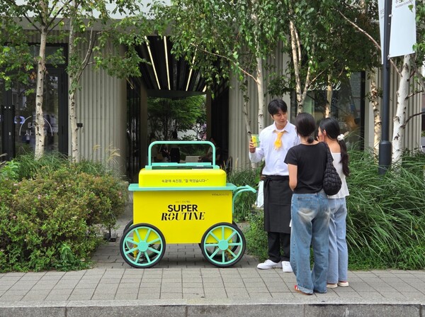 바이탈뷰티 성수동 무빙 팝업 현장 /아모레퍼시픽