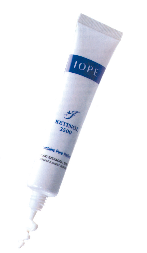 1997년 세계 최초 레티놀 수용성 안정화에 성공한 아이오페 레티놀 2500 /아모레퍼시픽