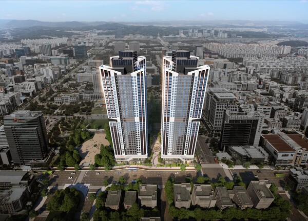 힐스테이트 둔산 조감도. /2025.9.9 현대건설