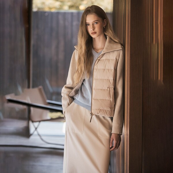 클라비스 니트패딩 경량재킷 /이랜드