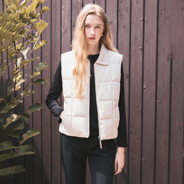 클라비스 니트패딩 경량베스트 /이랜드