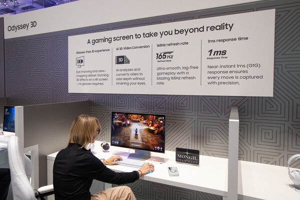 넷마블은 삼성전자와 협업해 'IFA 2025'에서 액션 RPG(역할수행게임) 신작 '몬길: STAR DIVE(스타 다이브)'를 선보였다고 2025년 9월 10일 밝혔다. /사진=넷마블