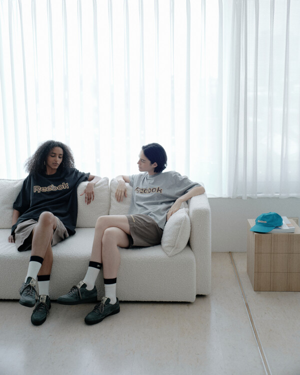 리복x카키스 콜라보 클럽C 리벤지 화보 /LF