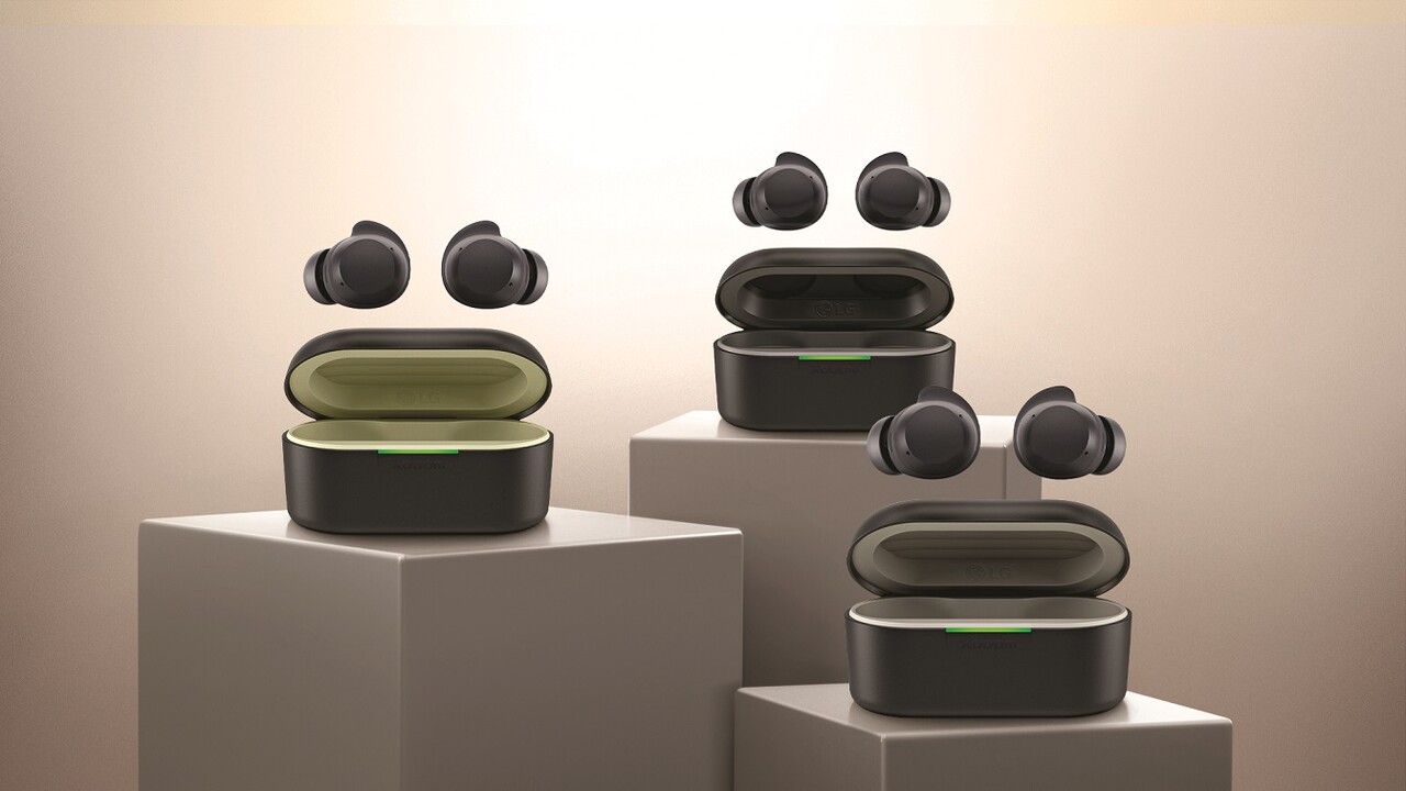 (왼쪽부터) 엑스붐 버즈 라이트, 엑스붐 버즈 플러스, 엑스붐 버즈. 2025.9.15./사진=LG전자