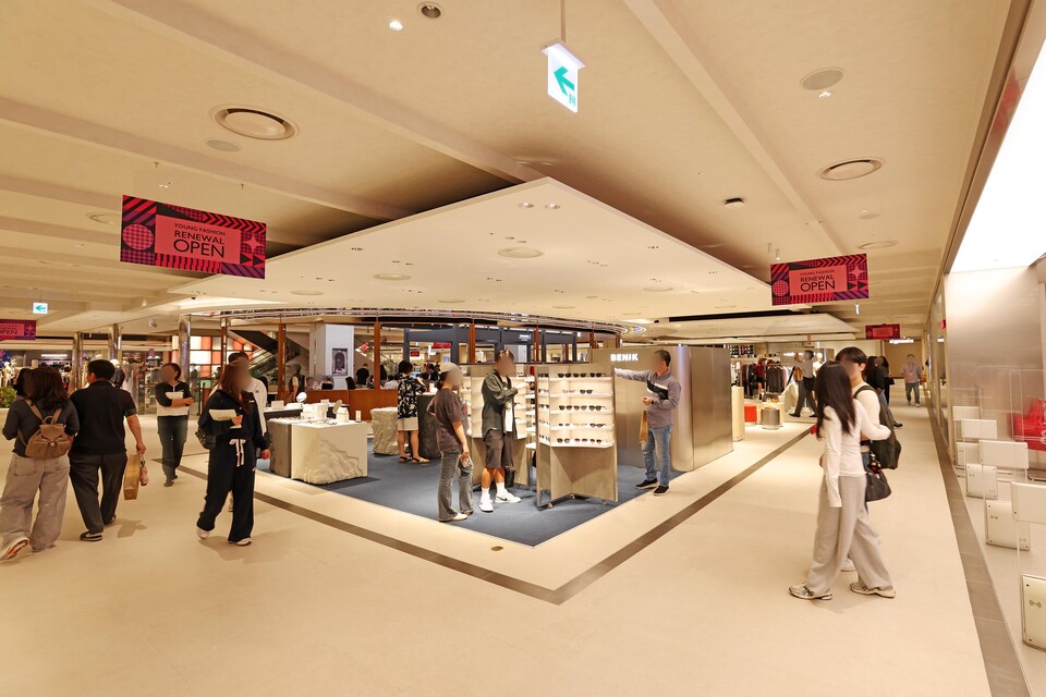 새 단장한 신세계 의정부점 5층 매장 전경. 2025.9.22./사진=신세계백화점