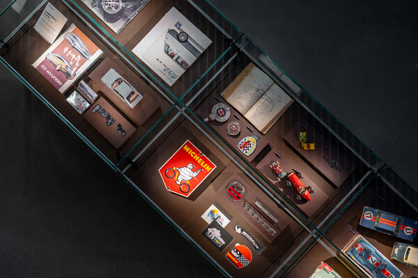 현대 모터스튜디오 서울 '오토라이브러리'에 전시된 '빈티지 컬렉션'./사진=현대차