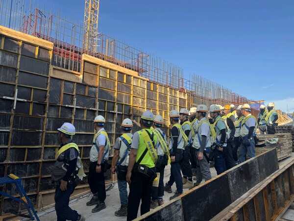 2025년 9월 4일 부영그룹 건설현장에서 안전점검이 진행되고 있다. /부영그룹