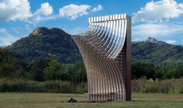 현대차그룹이 직접 디자인한 도시건축조형물 ‘수연재’./사진=현대차