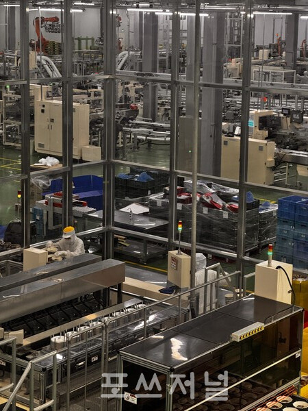 하림 퍼스트키친 라면 제조 공정 현장. /2025.9.26.사진=신은주 기자