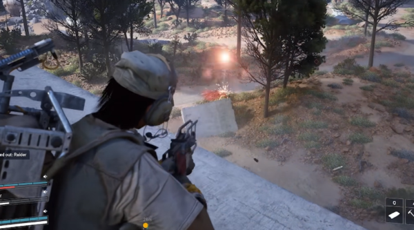 넥슨은 자회사 엠바크 스튜디오가 개발 중인 PvPvE(이용자간·이용자·게임환경 간 대결) 서바이벌 신작 '아크 레이더스'(ARC Raiders)가 출시를 앞두고 글로벌 게이머들의 관심을 집중시키고 있다고 2025년 9월 29일 밝혔다. '아크 레이더스' 플레이어가 쓰러질 때 발사되는 조명탄. /이미지=넥슨