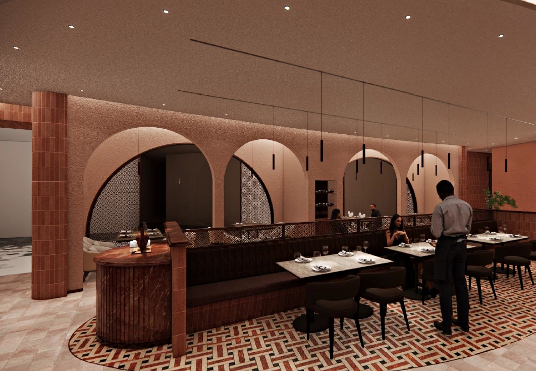 서울시 송파구 신천동에 위치한 잠실 에비뉴엘 6층에 오픈한 '라콘차' 매장 투시도. 2025.10.1./사진=롯데쇼핑