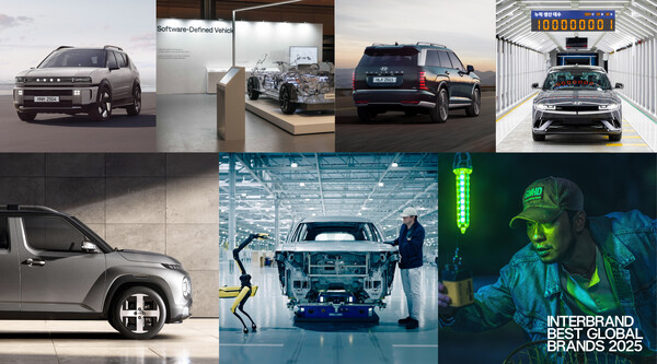 현대자동차는 글로벌 브랜드 컨설팅 업체 '인터브랜드(Interbrand)'가 발표한 '2025 글로벌 100대 브랜드(Best Global Brands 2025)'에서 브랜드 가치 246억 달러를 기록하며 종합 브랜드 순위 30위에 올랐다. /현대차