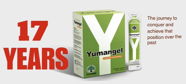 베트남 현지 제품명 ‘유만겔현탁액’. 2025.10.17./사진=유한양행