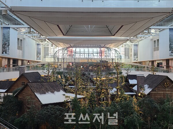 더현대 서울 크리스마스 마을 H빌리지 / 사진=이현민 기자
