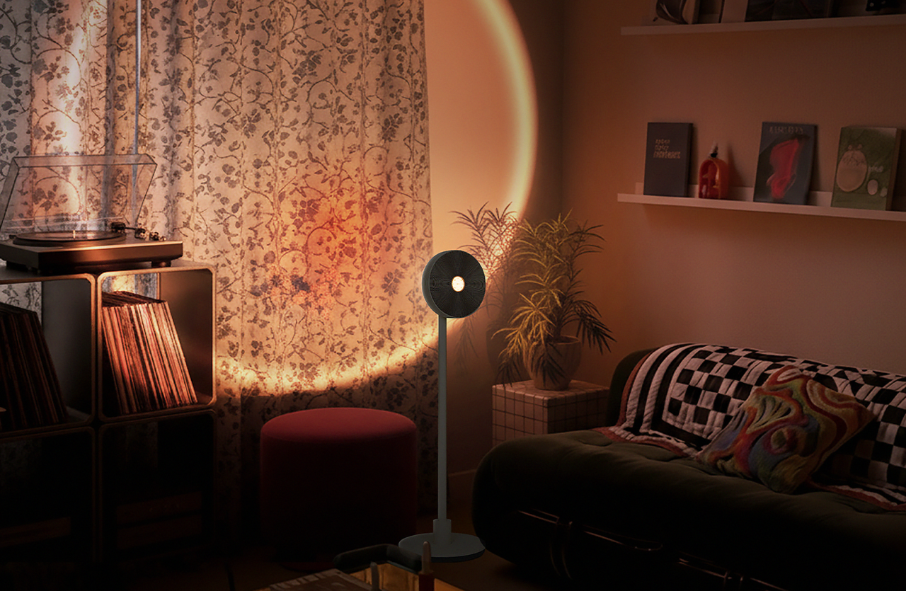 5단계로 밝기 조절이 가능한 9가지 색상의 무드등을 탑재한 신개념 프로젝터 'LG 무드메이트'. 2025.11.5./사진=LG전자