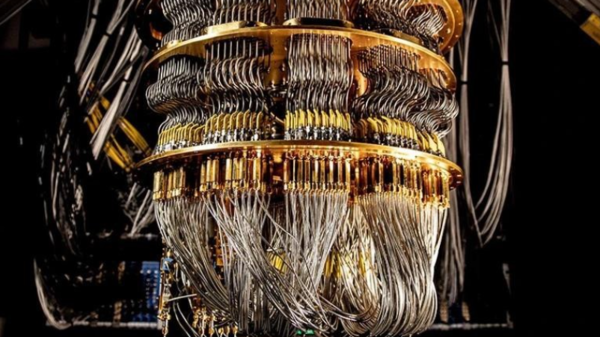 구글의 양자 컴퓨터 실험 기기./사진=연합뉴스